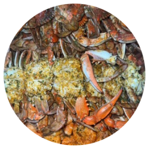 Steamed Blue Crabs - Male #1